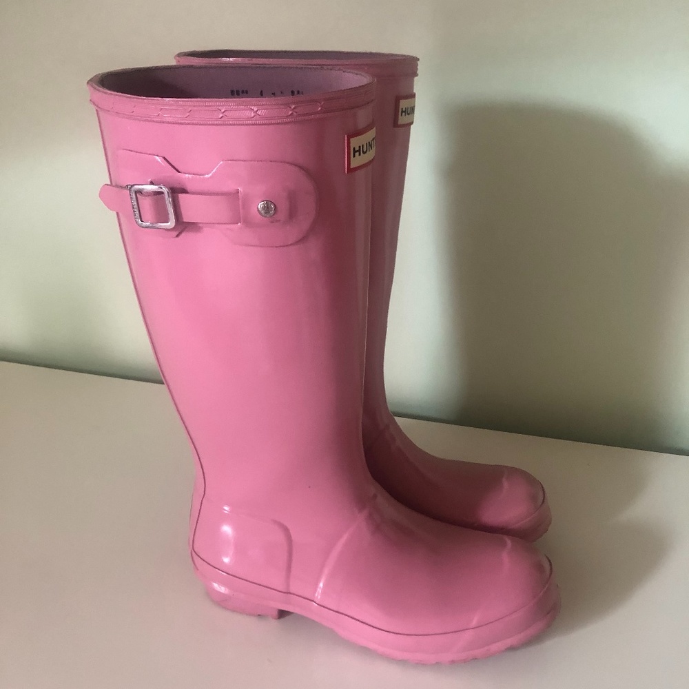 Hunter Kids Gloss Rain Boots